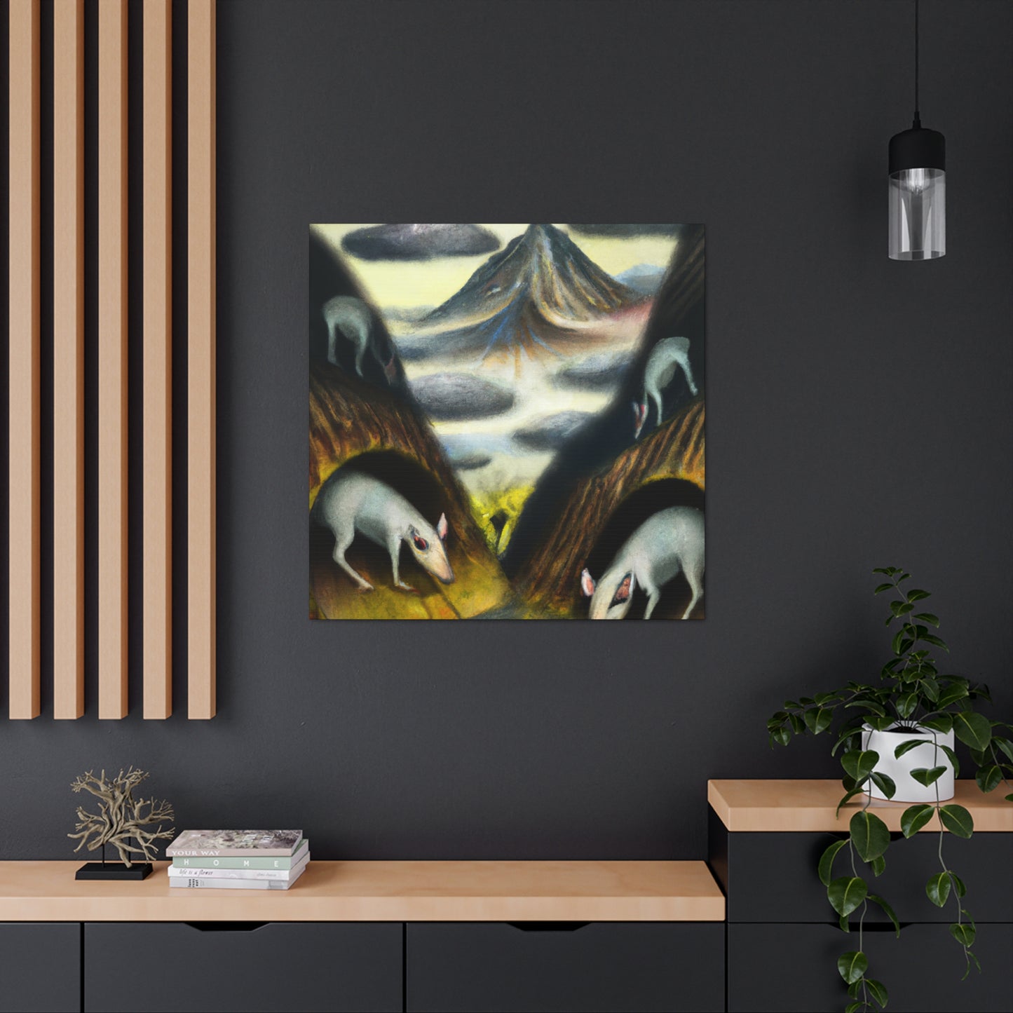 Opossum in a Dream - Canvas