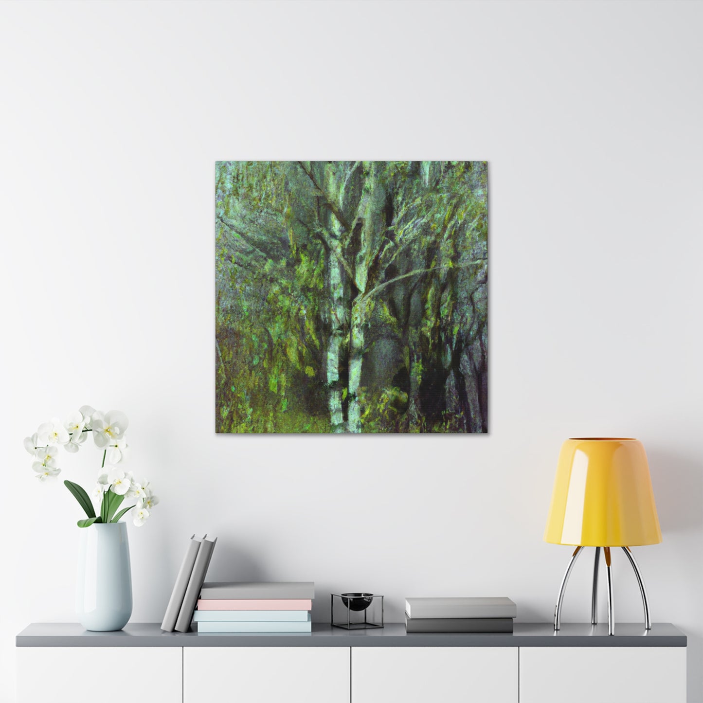 Birch Tree Impressionism - Canvas