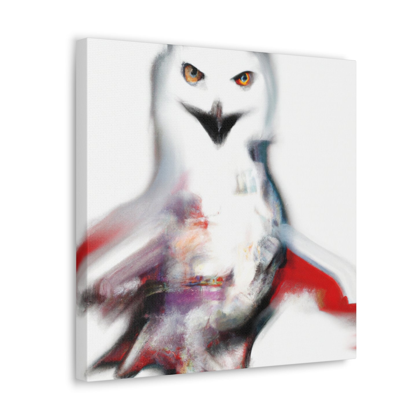 Snowy Owl Abstraction - Canvas