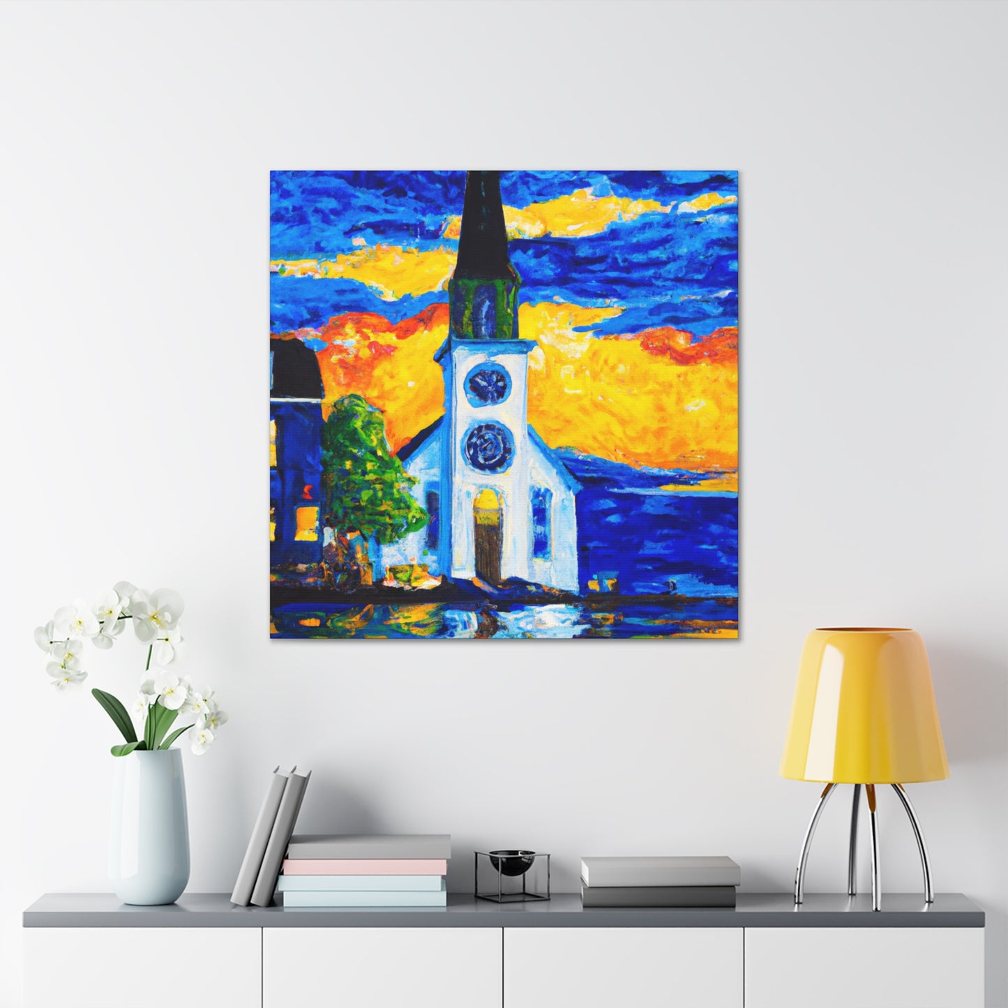 "Baroque Dawn Symphony" - Canvas