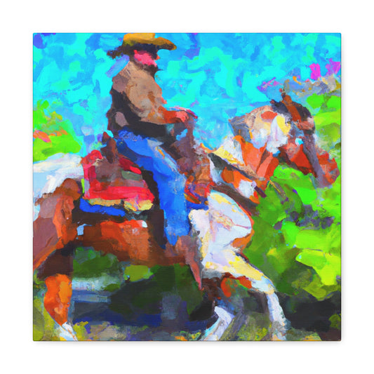 "Rangers on Ranches Riding" - Canvas