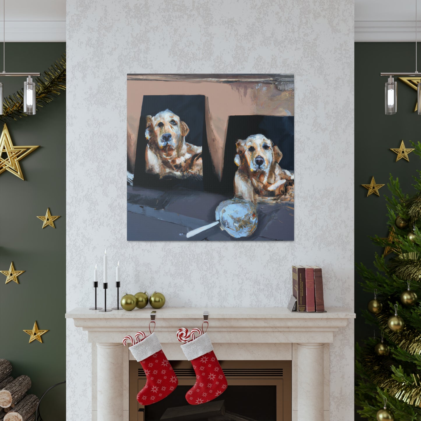 Golden Retriever Radiance - Canvas