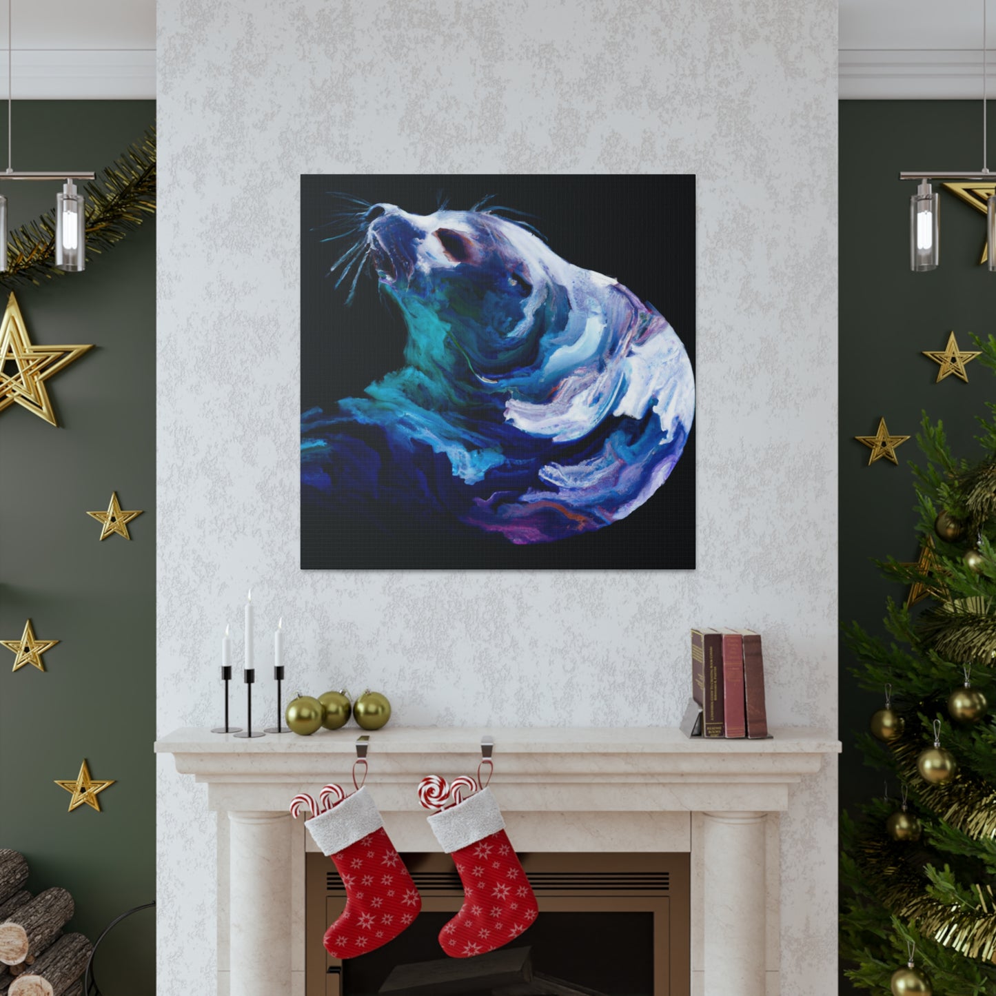 "Harp Seal Splendor" - Canvas