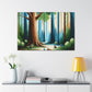 Whispering Woodland Enchantment - Canvas