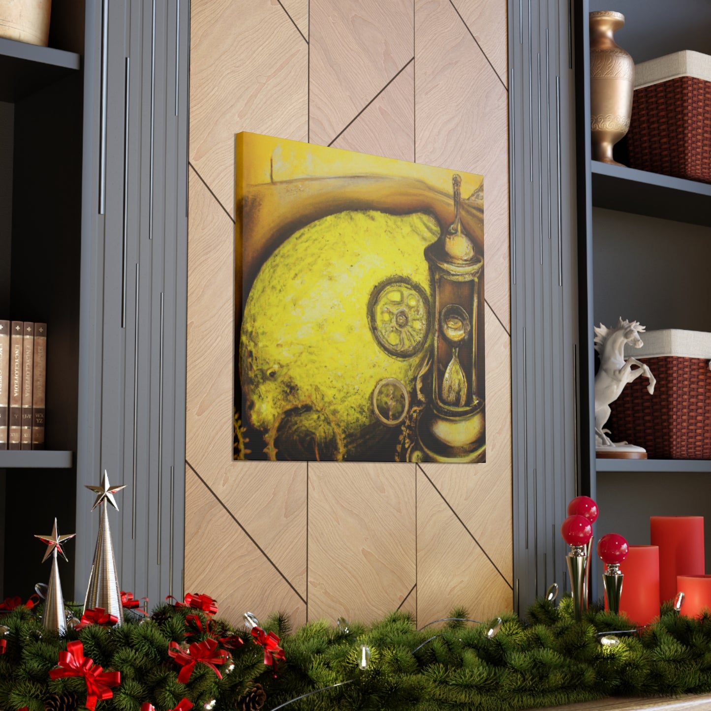 Lemon in Steampunk Land - Canvas