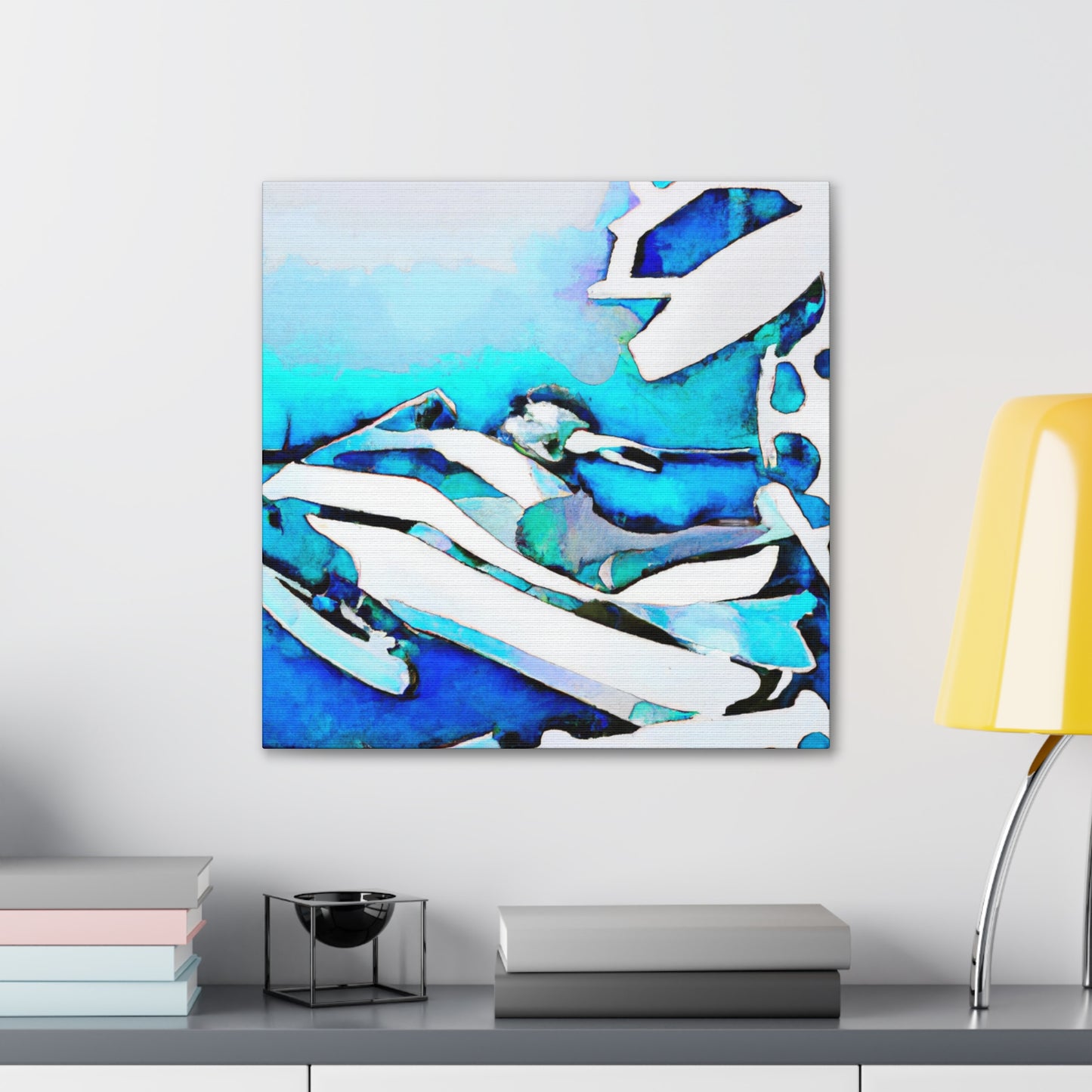 "Jet Skiing Retreats" - Canvas