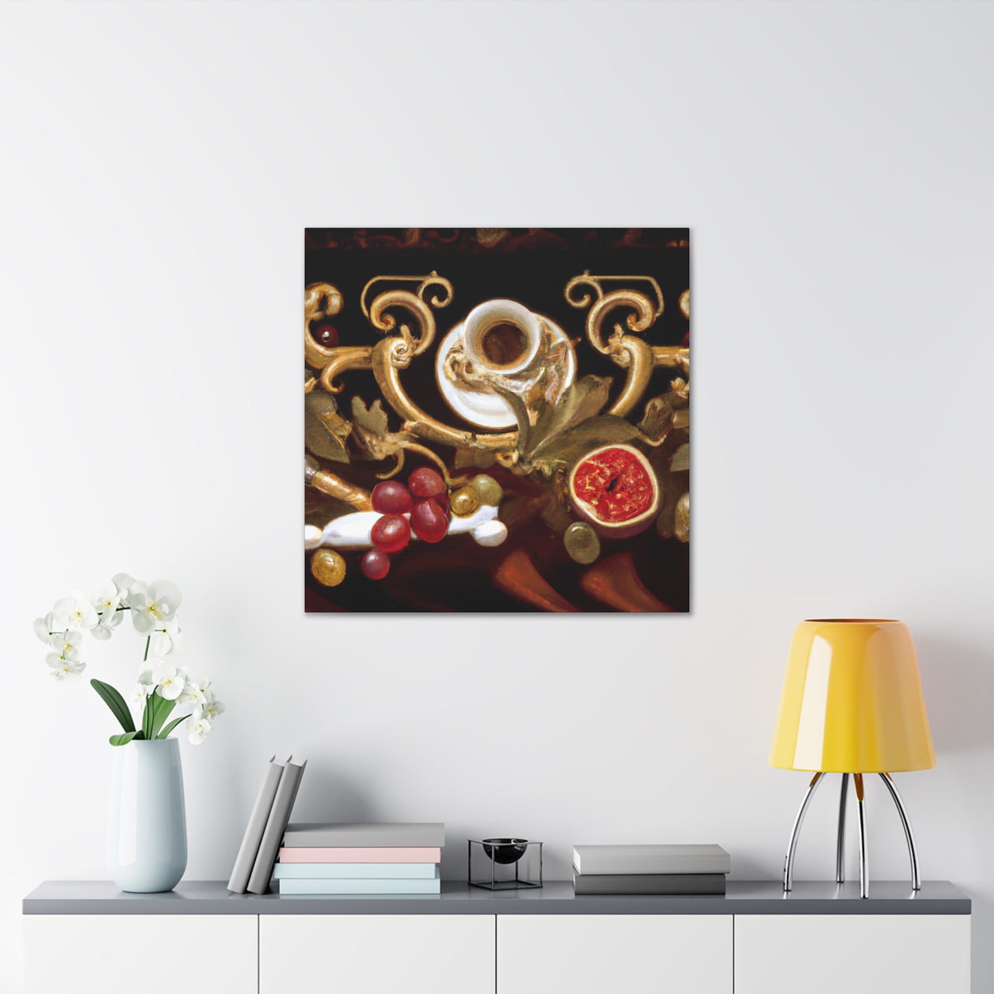 Coffee in Repose. - Canvas