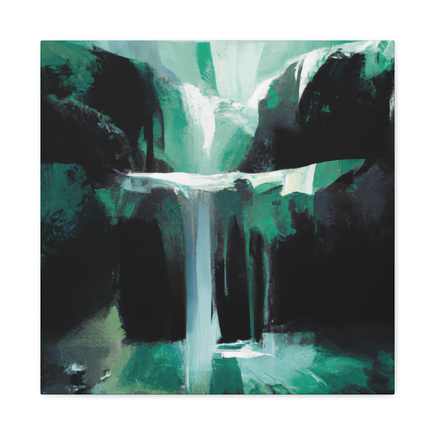 "Rushing Waterfall Beauty" - Canvas