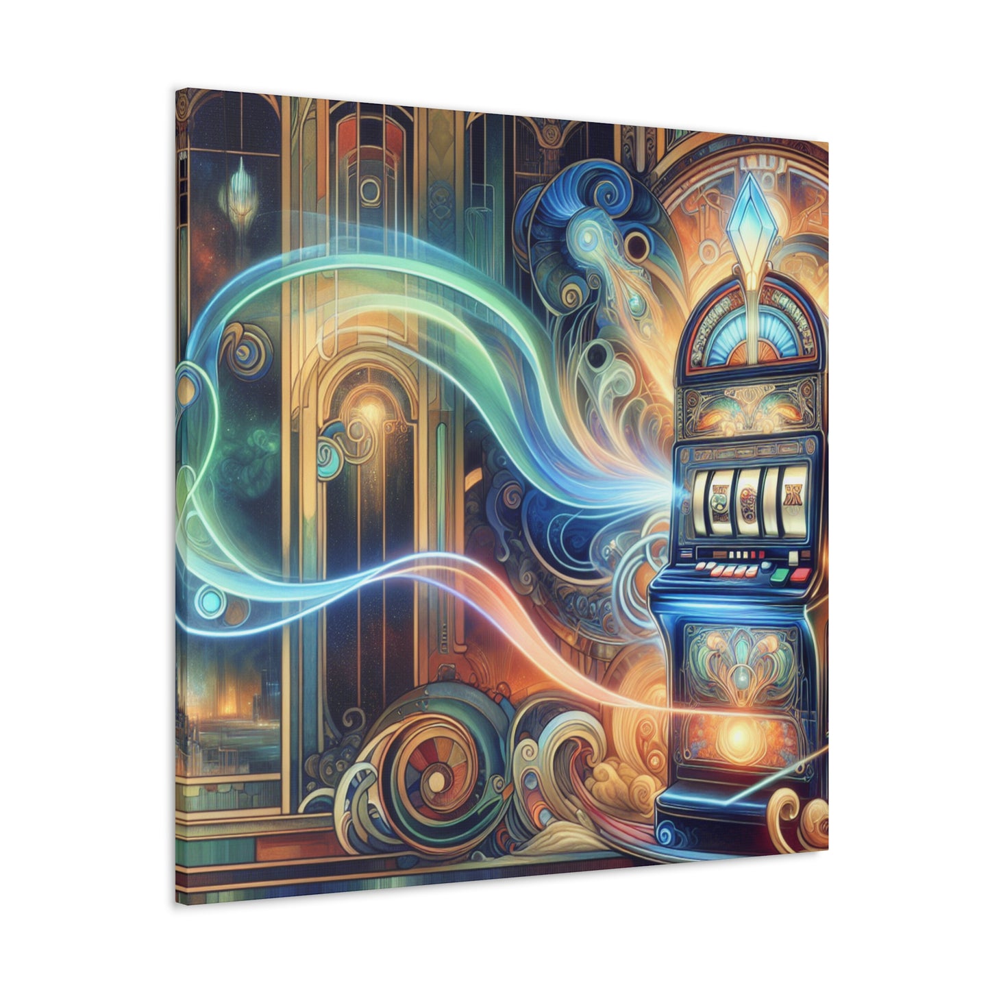 Gilded Destiny's Game - Canvas