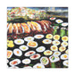 Sushi in Impressionism - Canvas