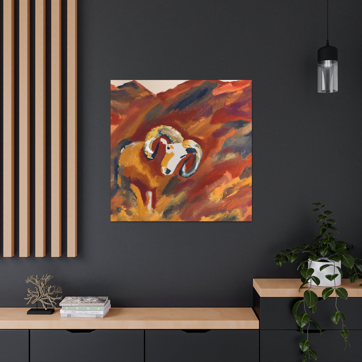 Bighorn Mountain Migration - Canvas