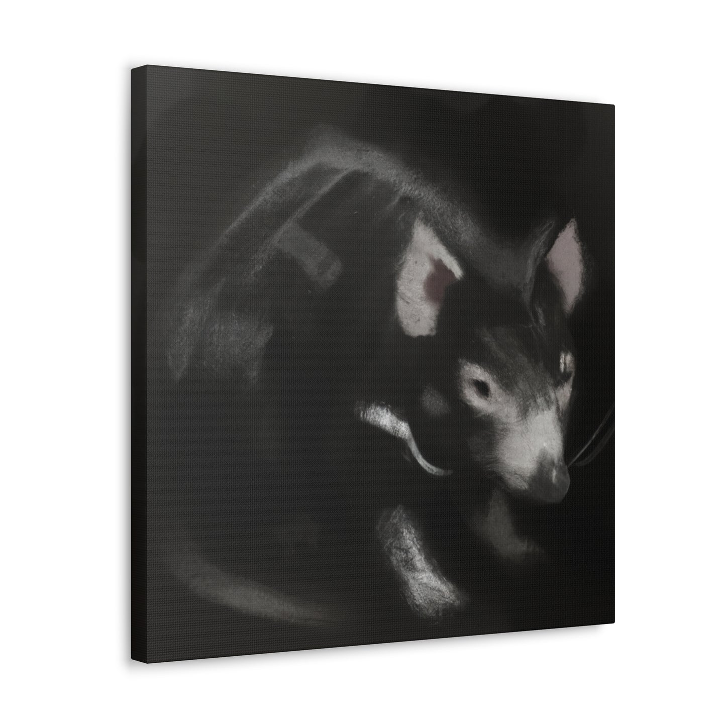 "Tasmanian Devil Howling" - Canvas