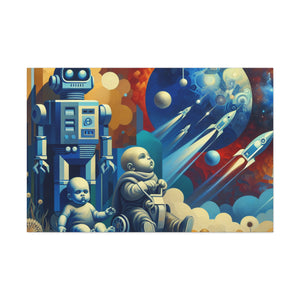 "Robotic Cosmo Explorations" - Canvas