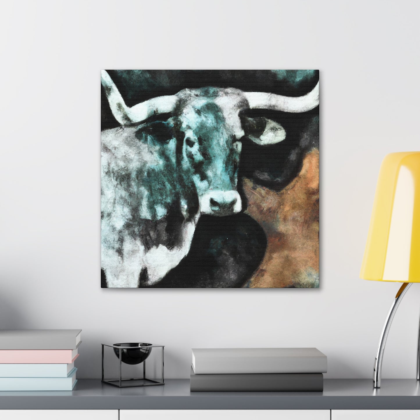 Texas Longhorn Majesty - Canvas