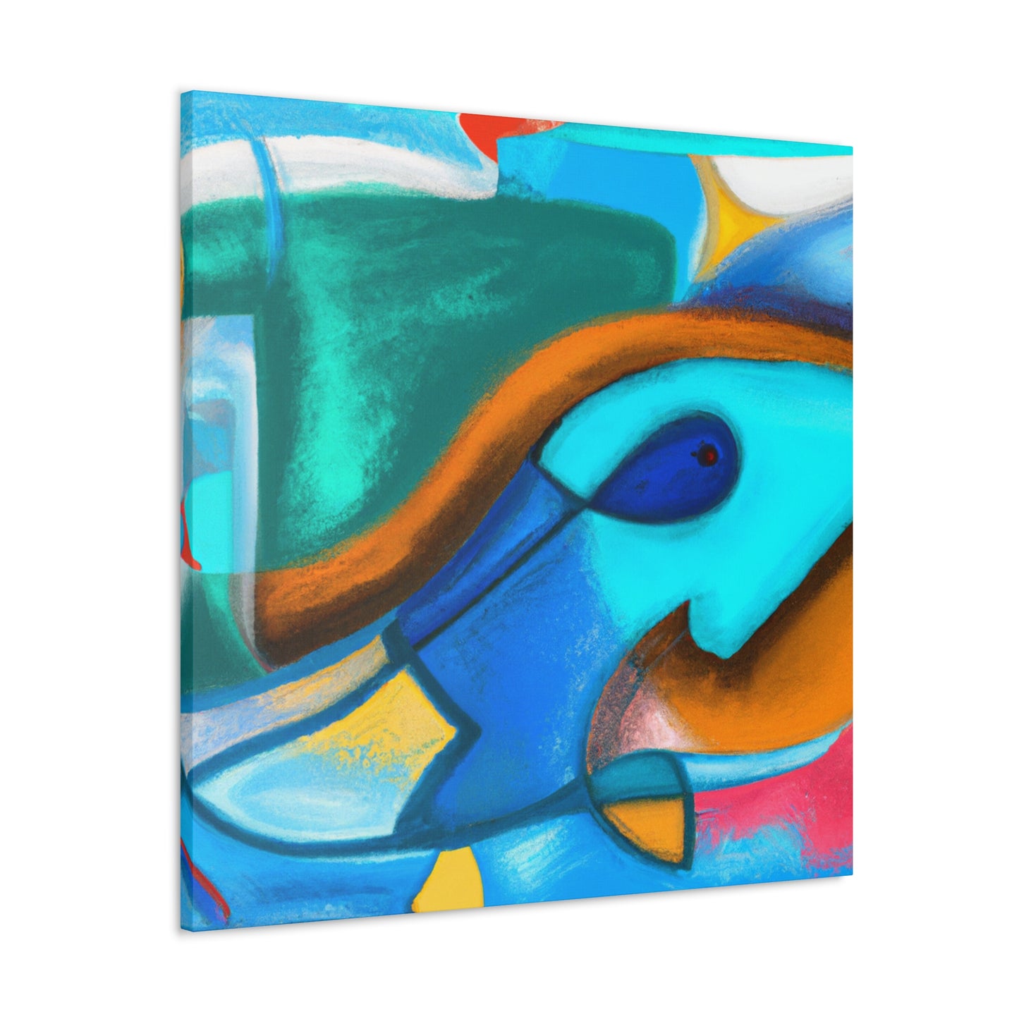 "Walleye in Abstract Form" - Canvas