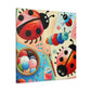 Bugs in Blooming Gardens - Canvas