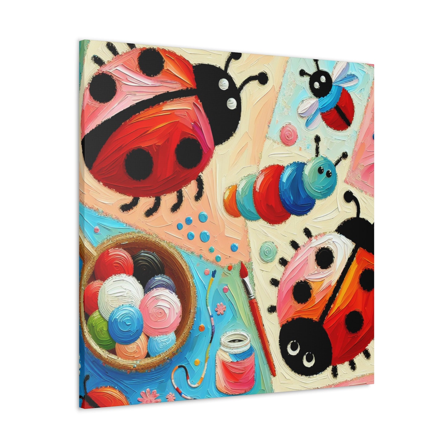 Bugs in Blooming Gardens - Canvas