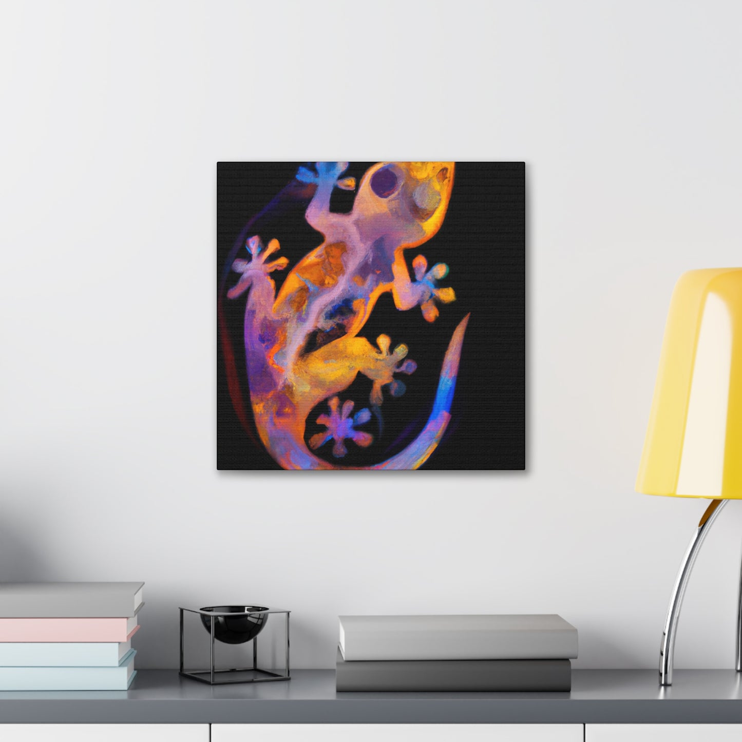 Gecko's Art Nouveau Dance - Canvas