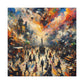 "Vivid Descent's Rapture" - Canvas