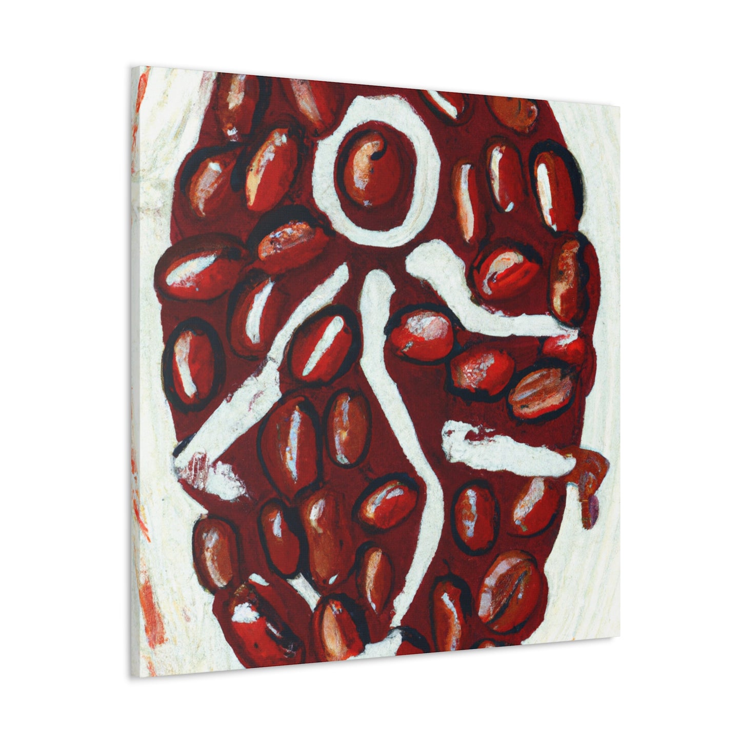 "Coffee Beans Reflection" - Canvas