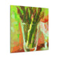 "Asparagus Impressionist Dream" - Canvas