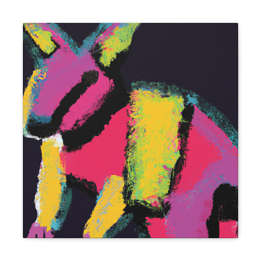 "Wallaby in Abstraction" - Canvas