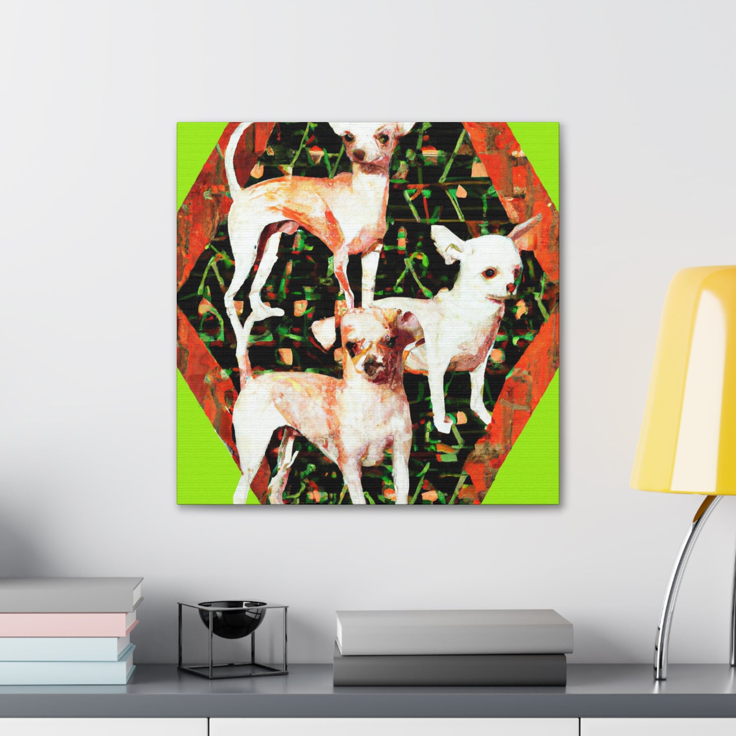 "Chihuahua Pop Art" - Canvas