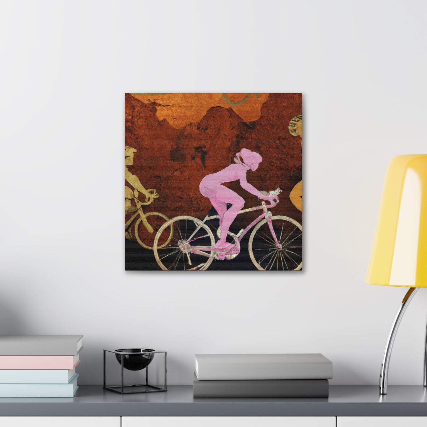 At The Wheelbike - Canvas