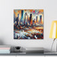 "Majestic Vistas of Houston" - Canvas