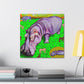 "Hippopotamus in Dreamland" - Canvas