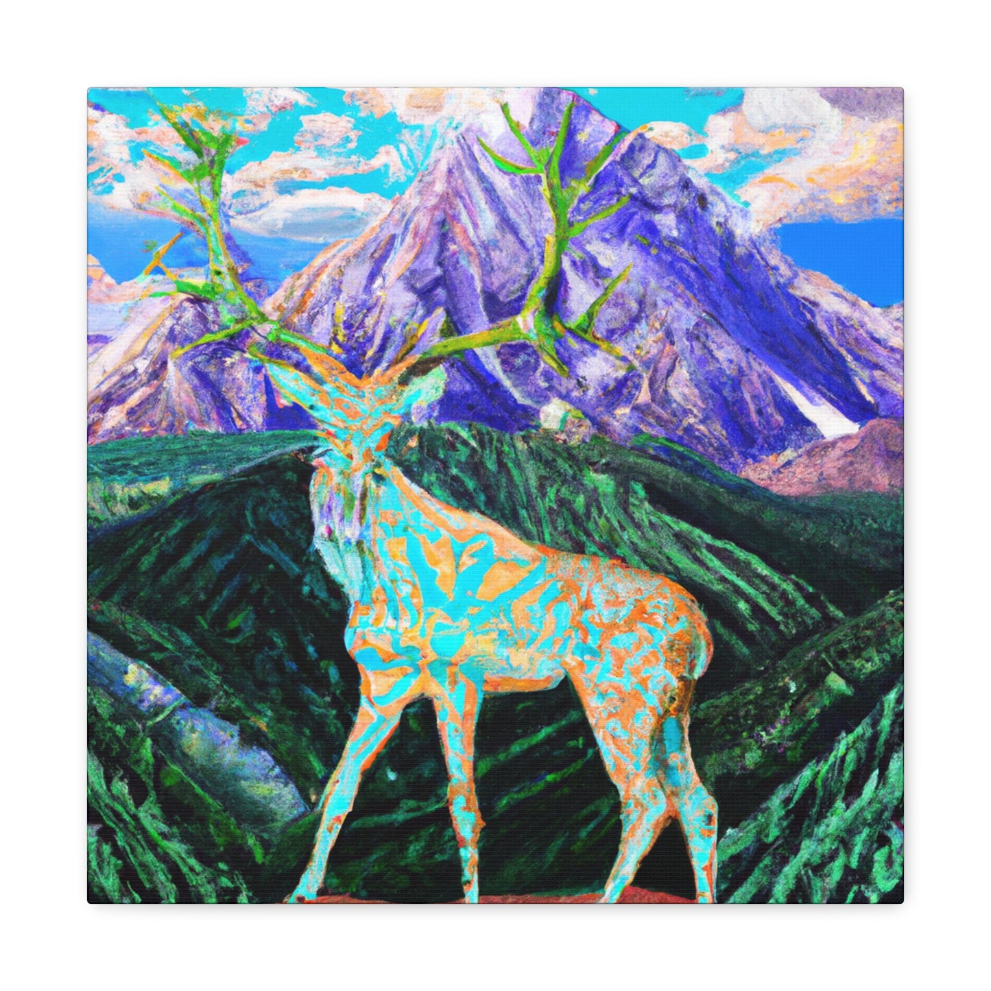 Deer in Dreamland - Canvas