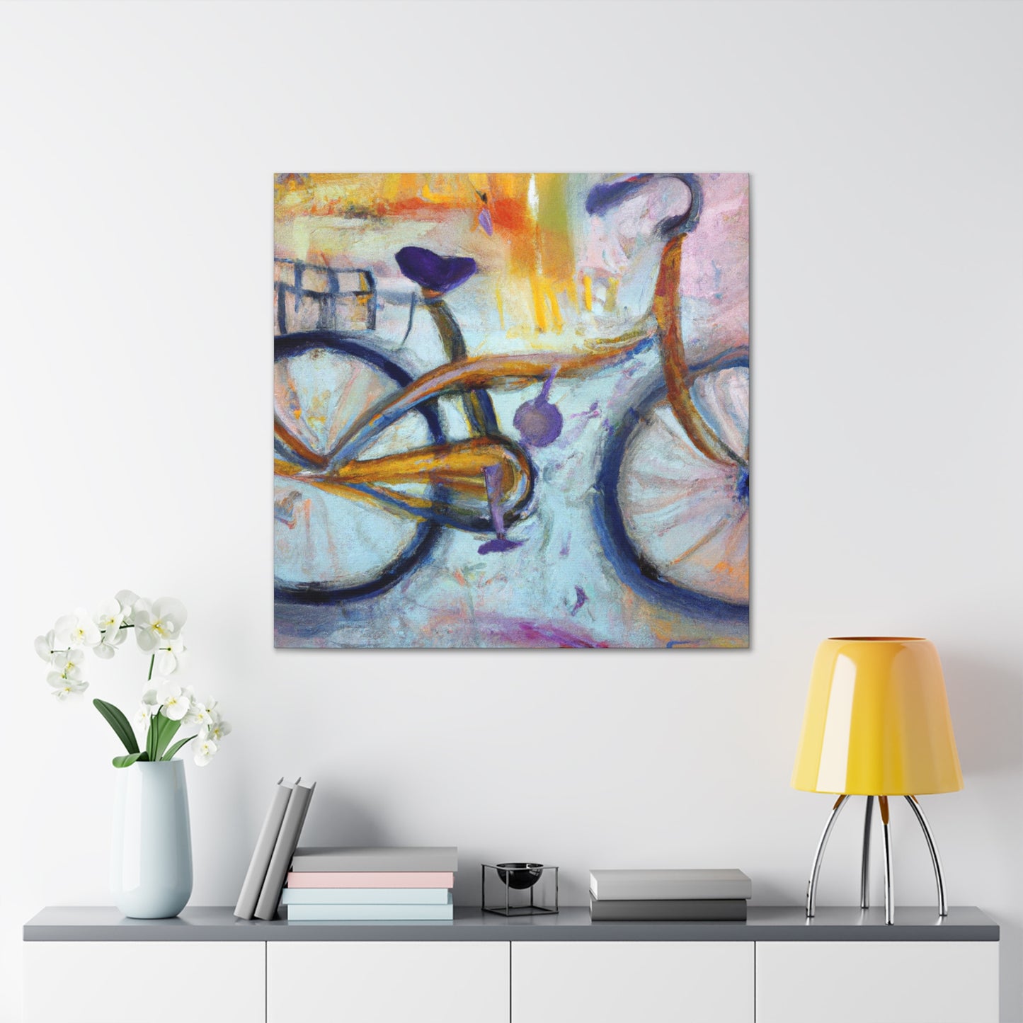 "Cycle of Freedom Wheels" - Canvas