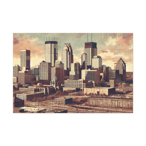 Urban Magnificence Unveiled - Canvas