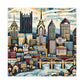 "Pittsburgh's Rustic Harmony" - Canvas