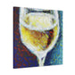 "Wine Glass Enraptured". - Canvas