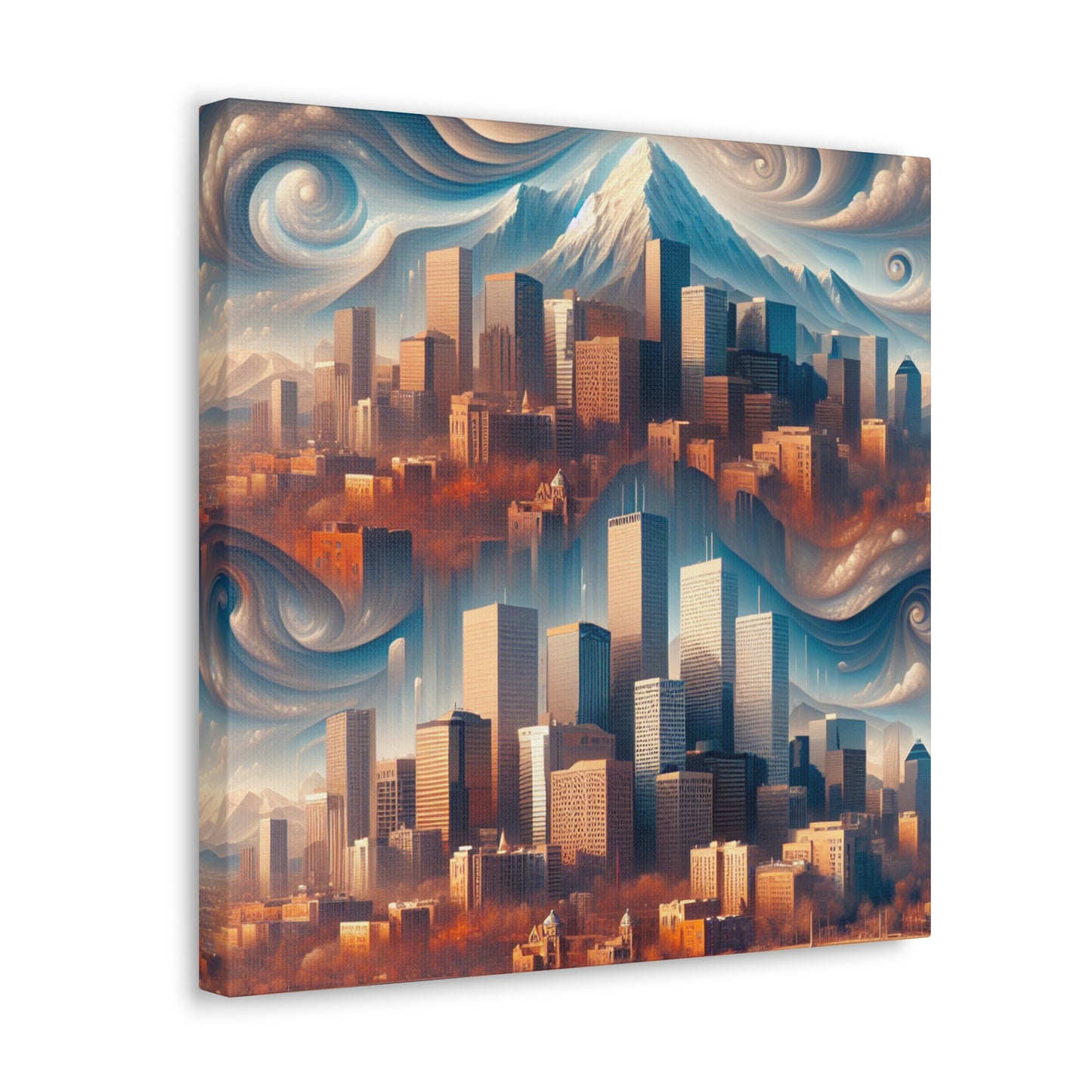 "Enigmatic Mile-High Canvas" - Canvas