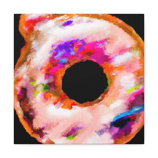 "Doughnut Fauvist Dream" - Canvas