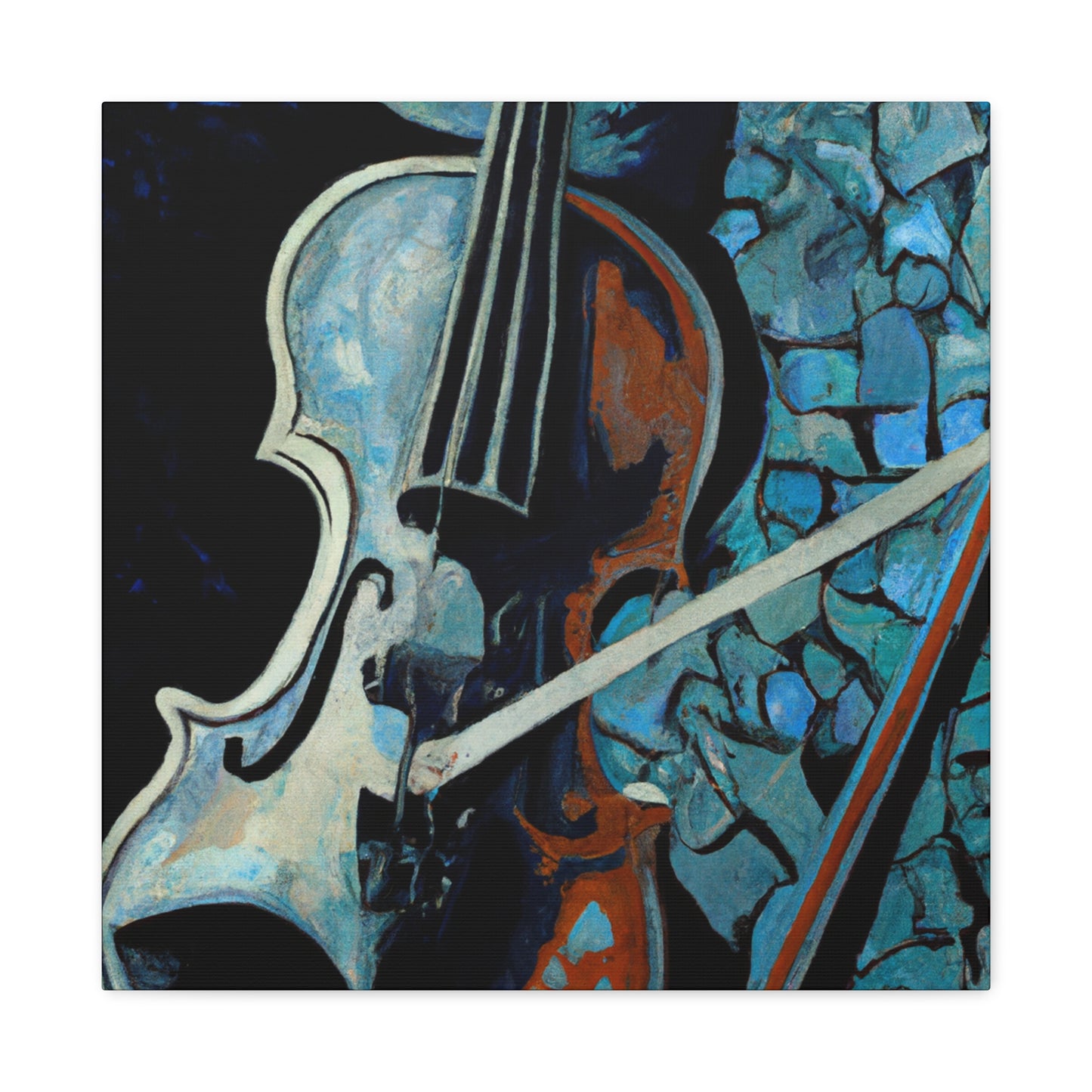 "Strumming on a Violin" - Canvas