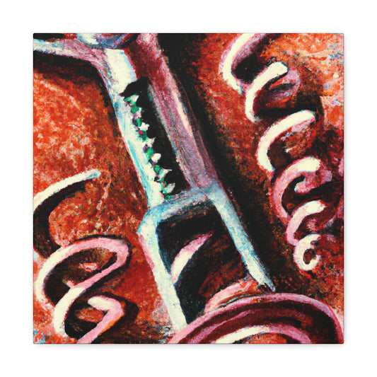 "Corkscrew with Neoclassicism" - Canvas