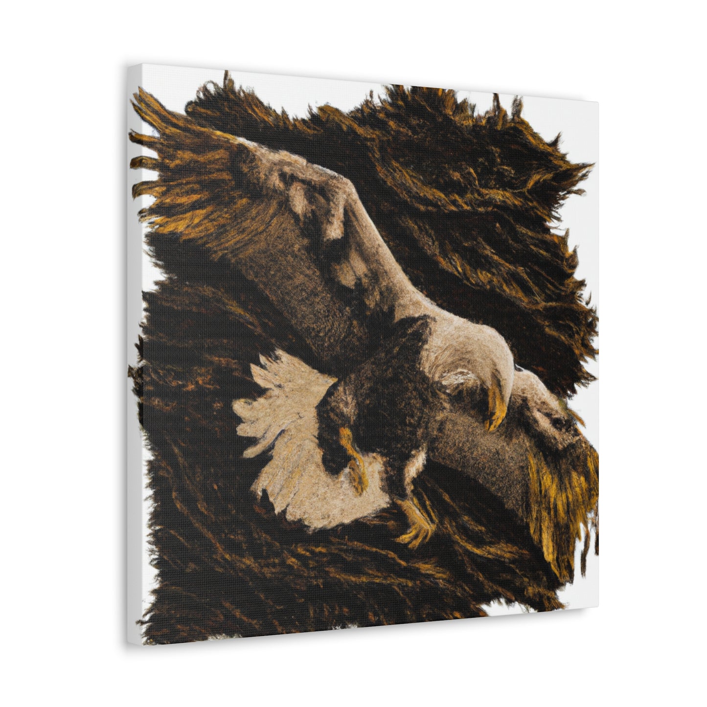 "Bald Eagle in Baroque" - Canvas