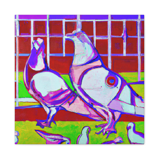 "Pigeon in the City" - Canvas