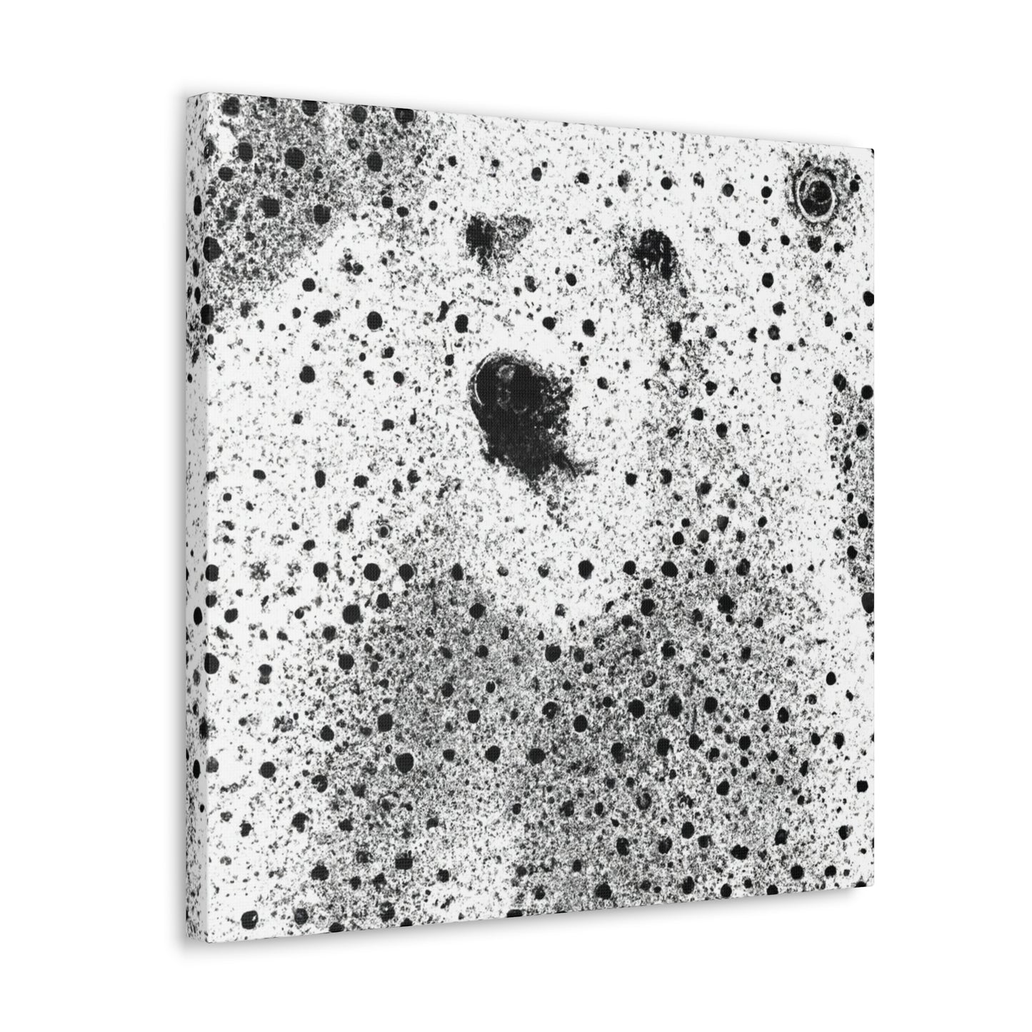 "Polar Bear Pointillism" - Canvas