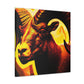 "Bighorn Deco Brilliance" - Canvas