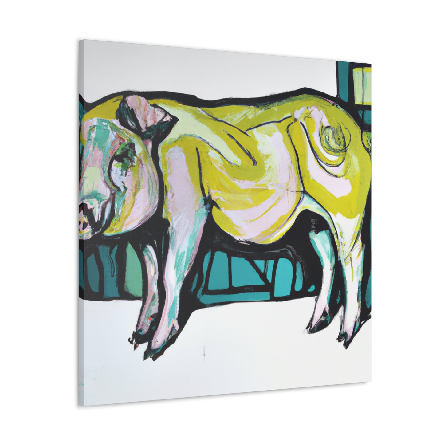 "Pig Culinary Delight" - Canvas