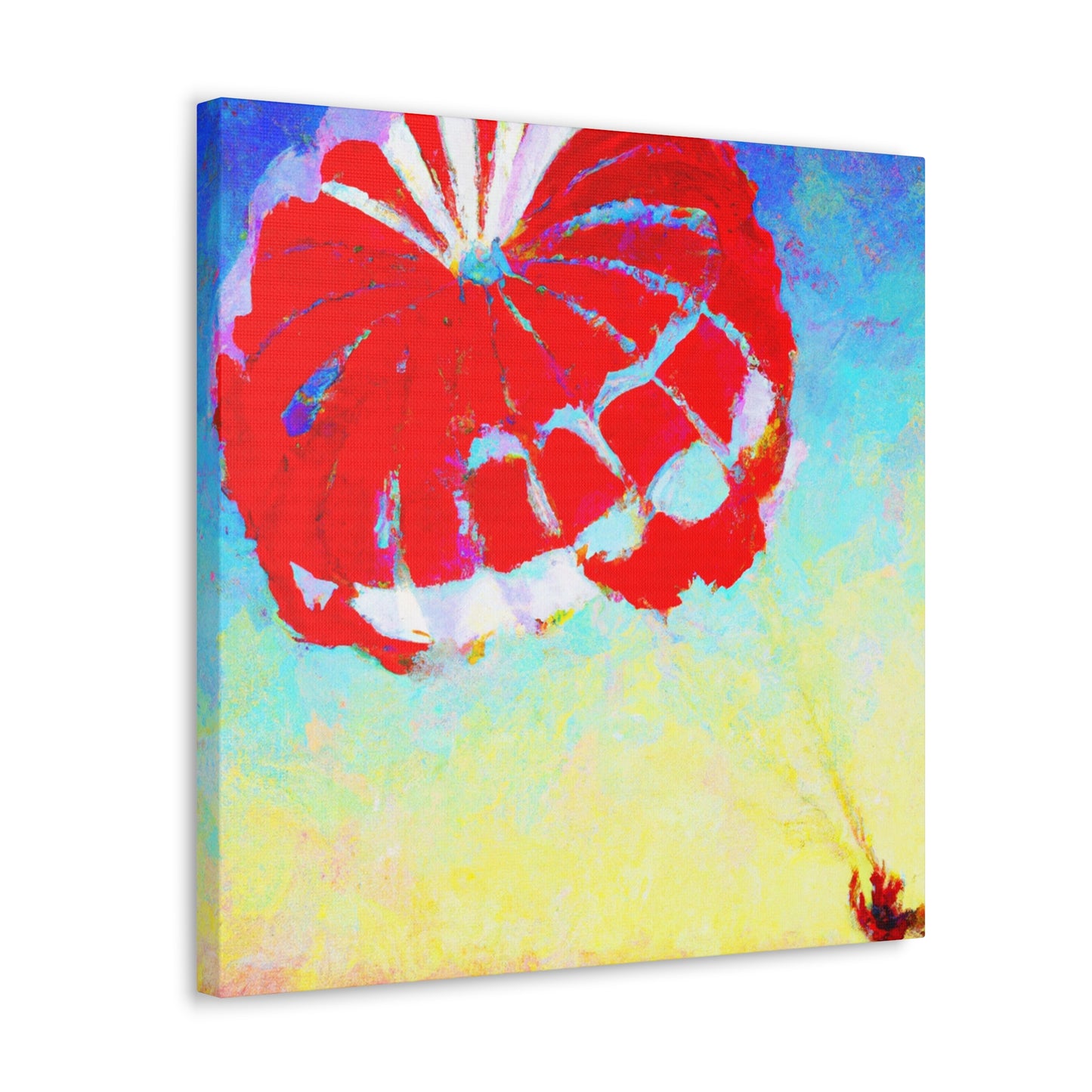 Parasailing In Impressionism - Canvas