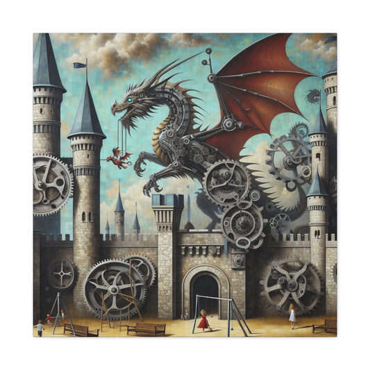 Enchanted Beholders and Myth - Canvas