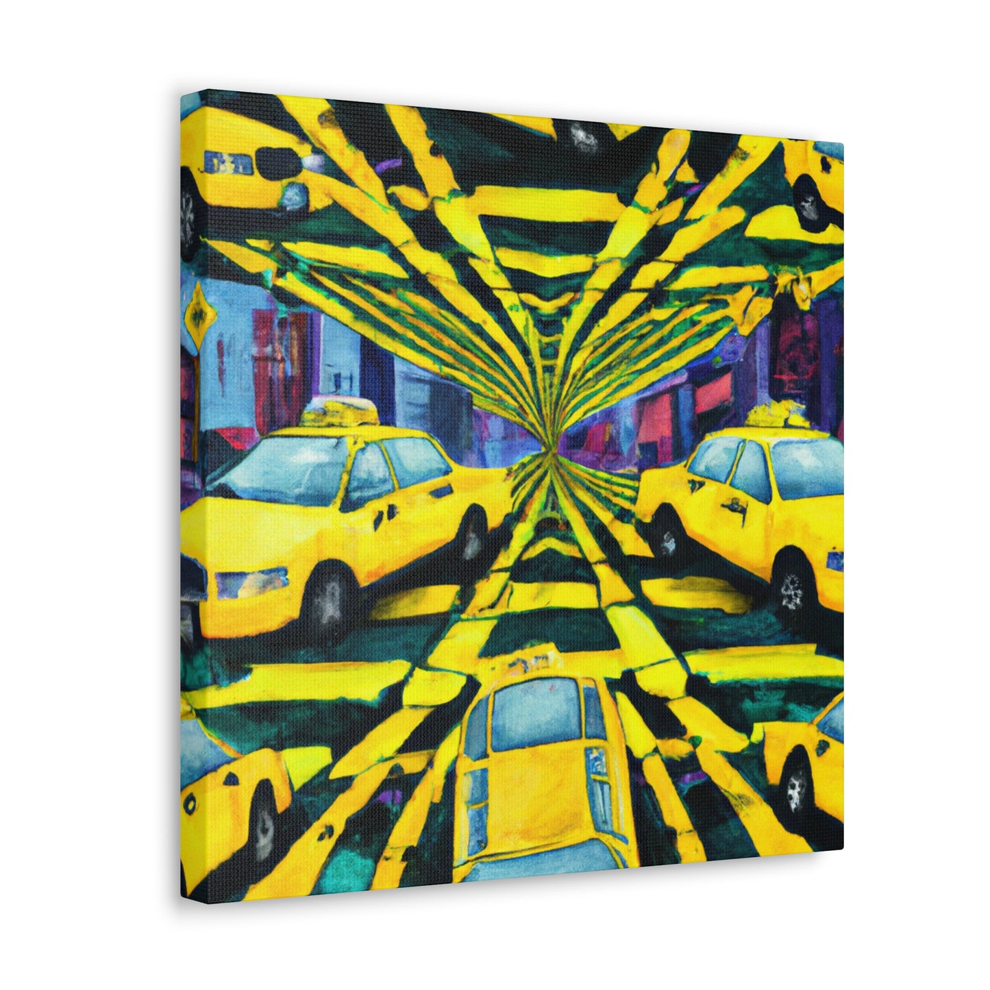 "Taxi Ride Home" - Canvas