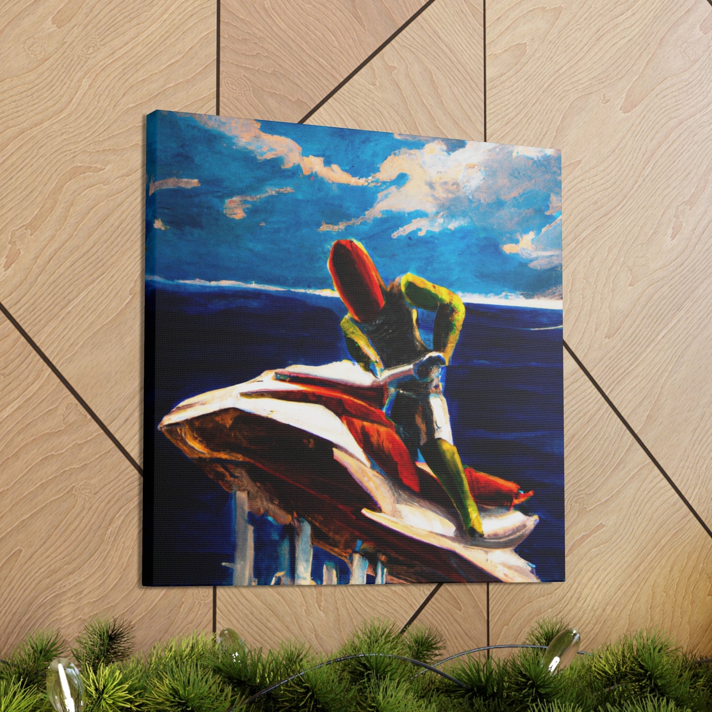 "Surreal Jet Skiing" - Canvas