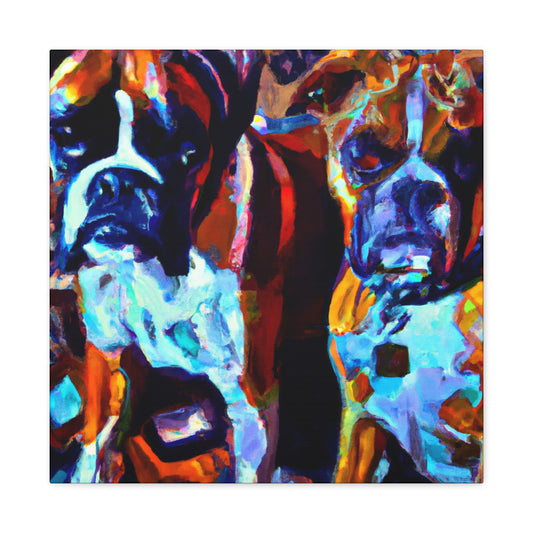 " Boxer's Portrait Unmasked" - Canvas