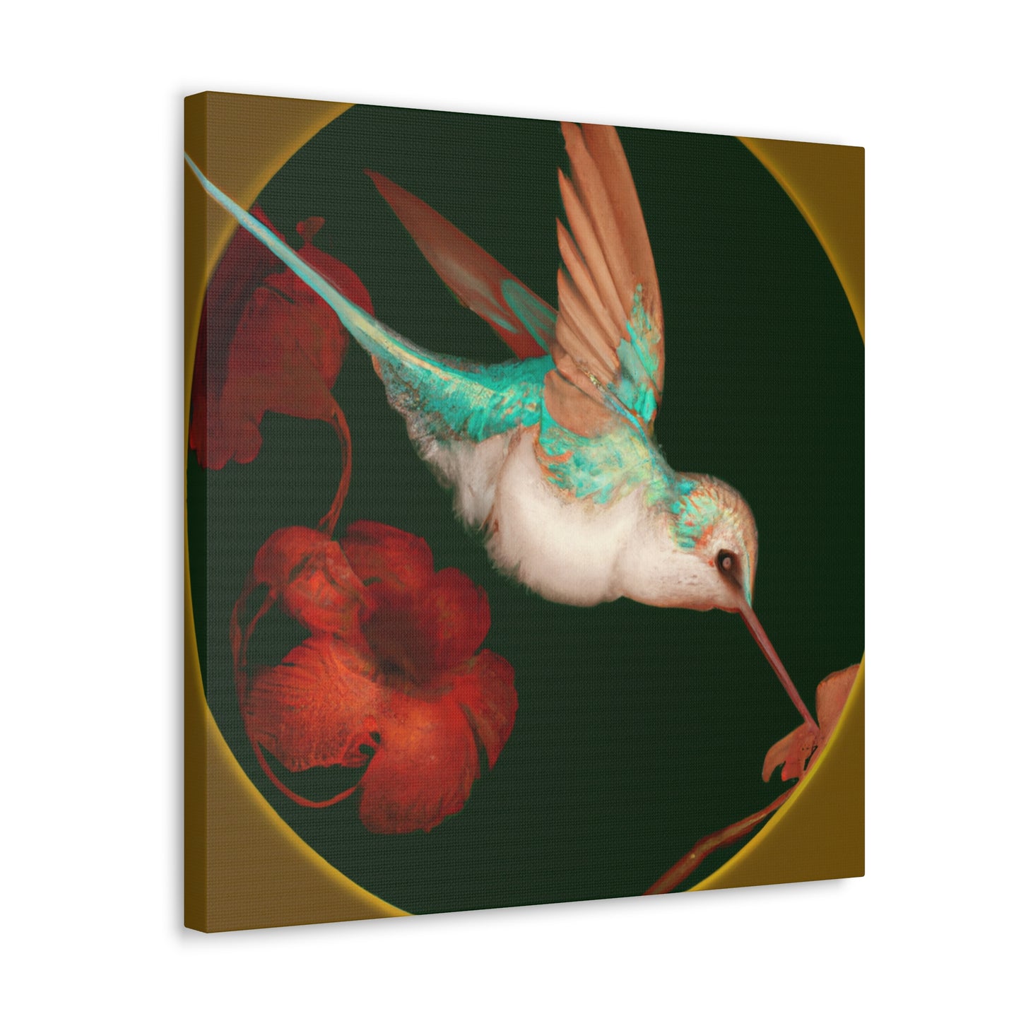 "Ruby Hummingbird Beauty." - Canvas